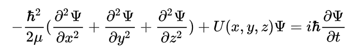 三维薛定谔方程